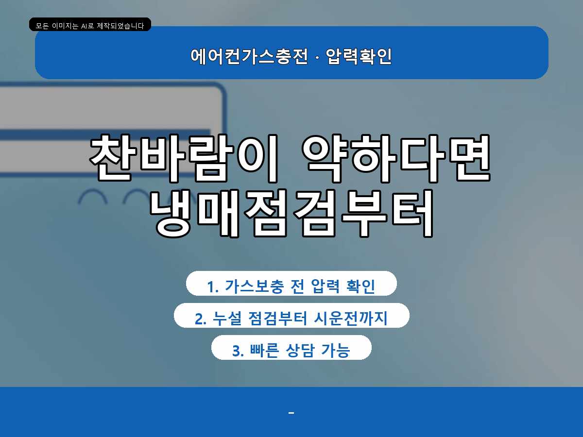 성남시 태평동 에어컨가스충전, 실외기 반응까지 확인한 점검 사례